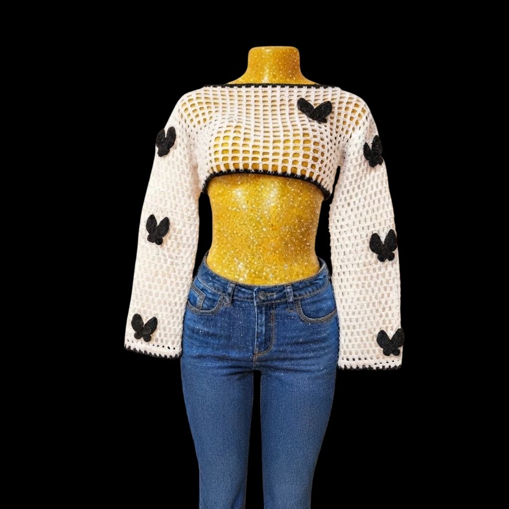 Butterfly Breeze Crop Top